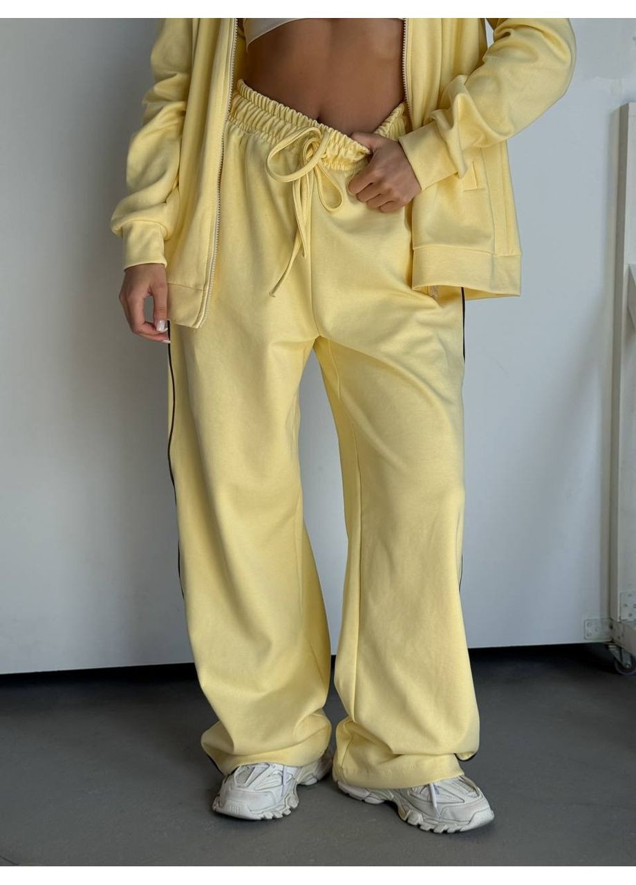 Спортивный костюм (кофта, брюки), цвет Желтый Fashion (361668396)