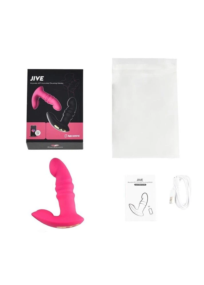 Смарт вібратор-пульсатор Fun Town Jive Pink, імітація фрикцій Magic Motion (315012622)