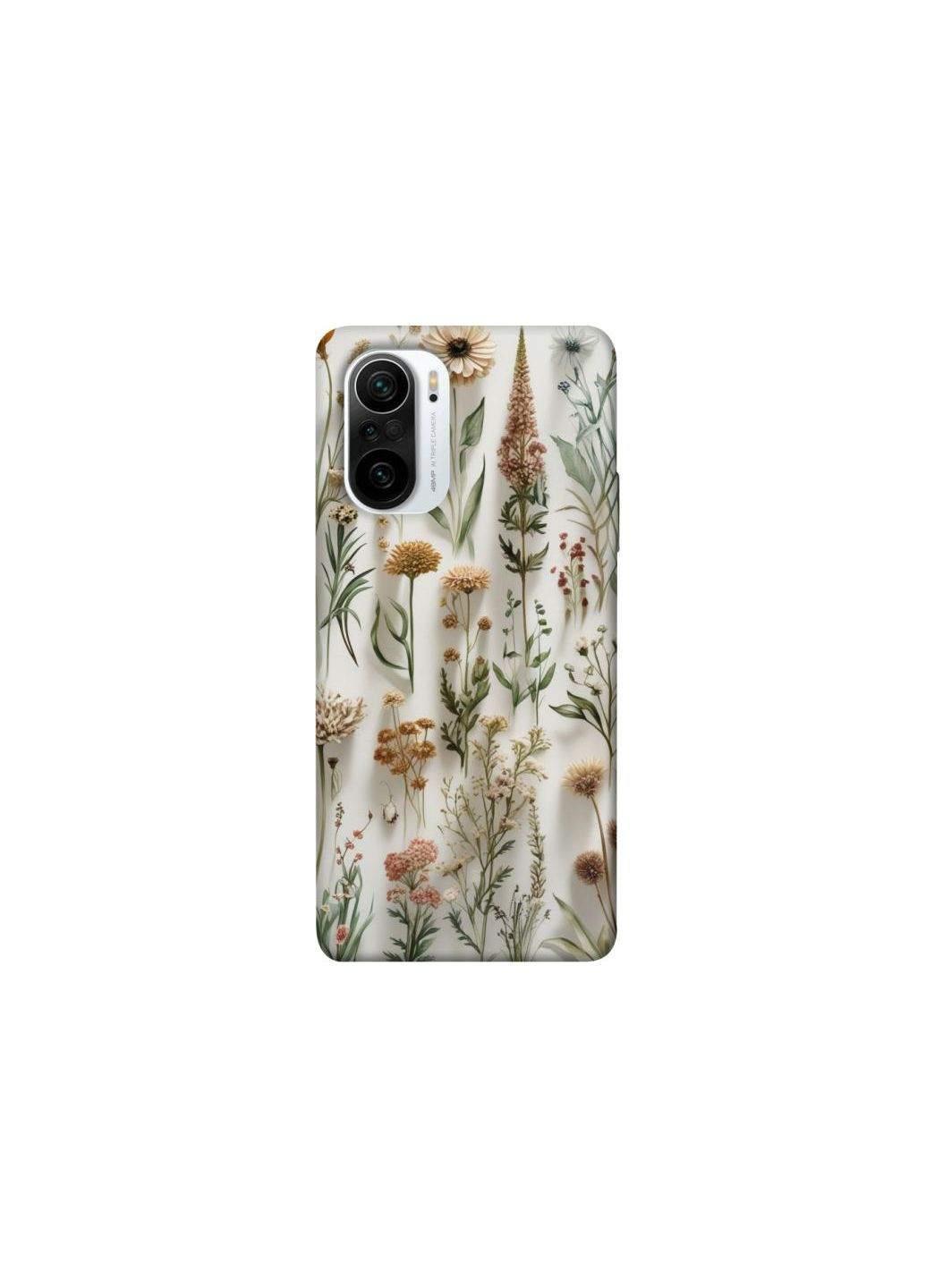 Чехол на Xiaomi Redmi K40 / K40 Pro / K40 Pro+ / Poco F3 Floral design ver.2 Frontalka (361321402)