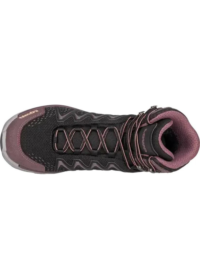 Ботинки из Gore-Tex Innox Pro GTX MID W 41.5 Black-Brown Rose Lowa (316254858)