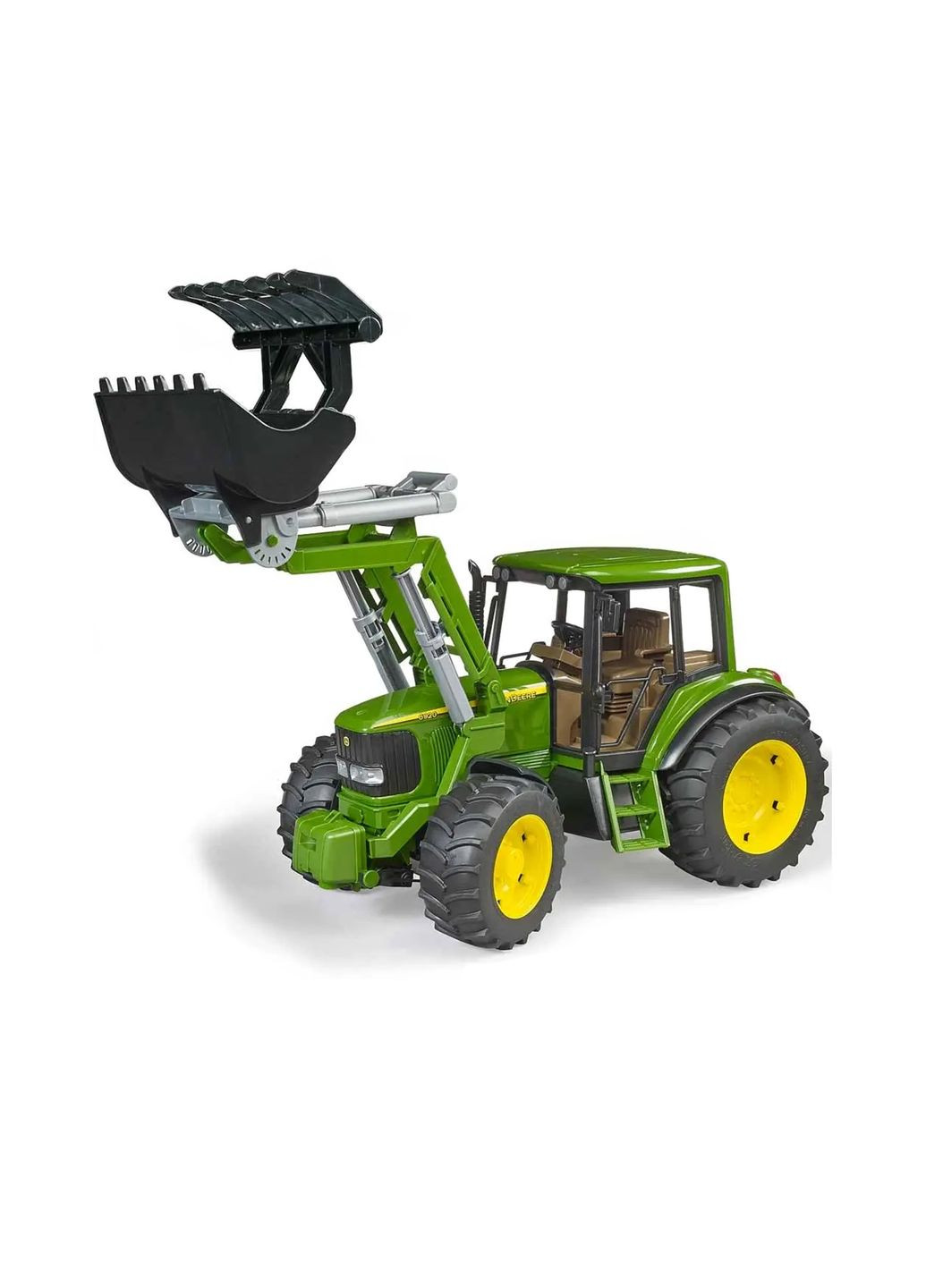 Игрушка Трактор с погрузчиком цвет зеленый ЦБ-00250167 Bruder (293142767)