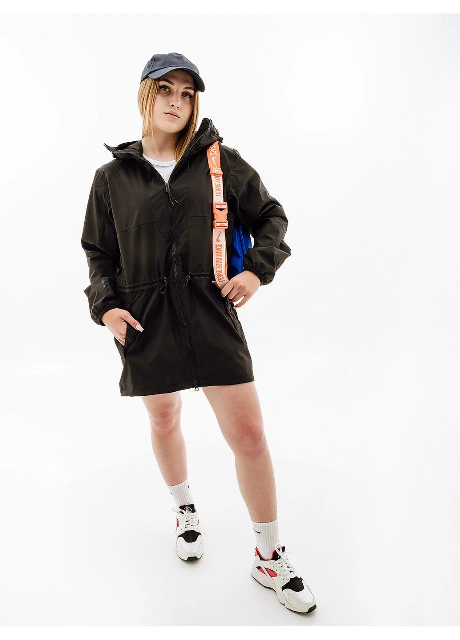Чорна демісезонна куртка w essence mid rain coat 53971-990 Helly Hansen