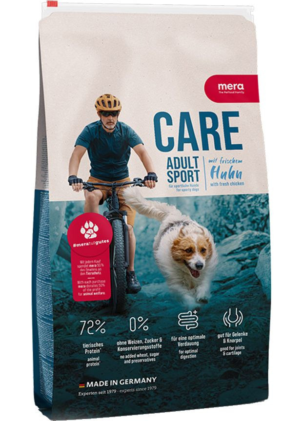 Сухий корм для дорослих спортивних собак Care Adult Sport Chicken з куркою 10 кг (4025877629457) Mera (315868176)