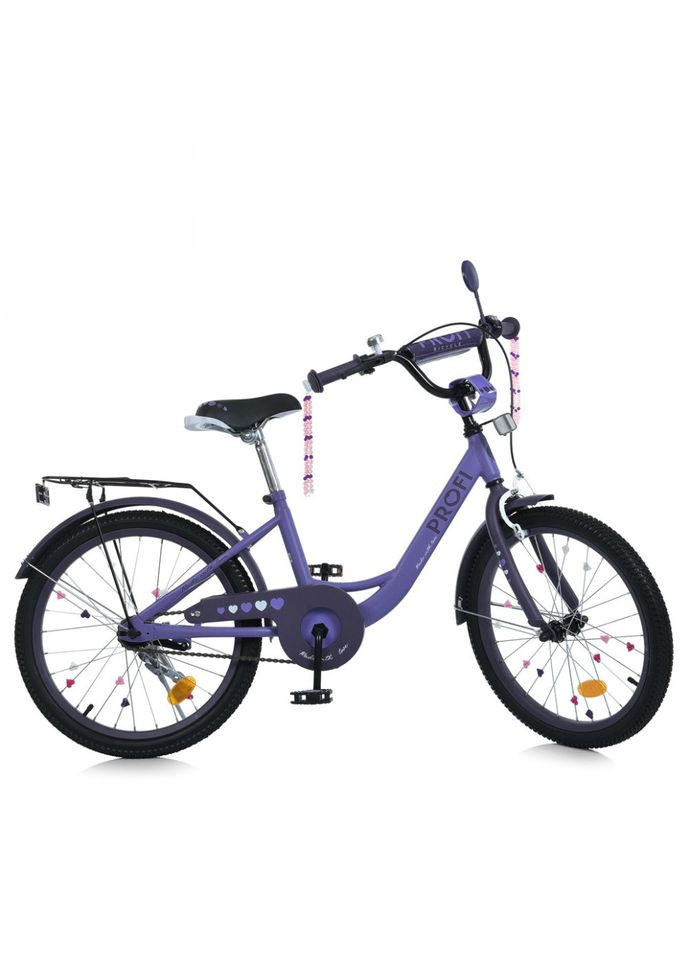Велосипед детский MB 20043-1 колеса 20 дюймов, фиолетовый PROF1 (359475265)