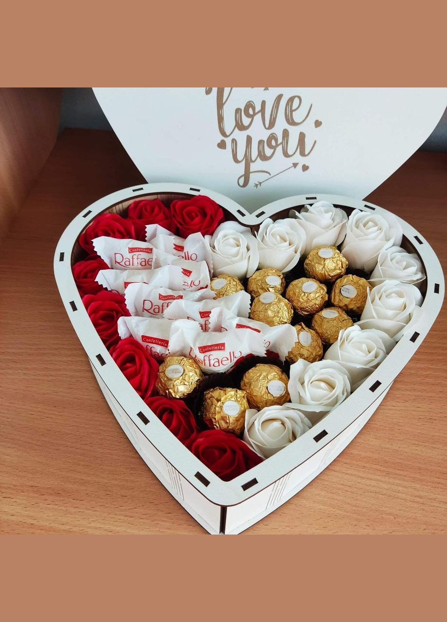Бокс со сладостями для девушки на день рождения 8 марта день влюбленных новый год рождество на праздник(ar232) No Brand (335413910)
