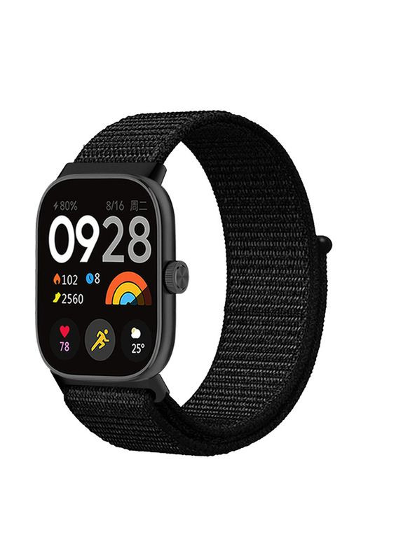 Ремешок нейлоновый для Xiaomi Mi Band 9 Pro / 8 Pro / Redmi Watch 4 / Redmi Watch 5 Black (ARM73975) ArmorStandart (343048638)
