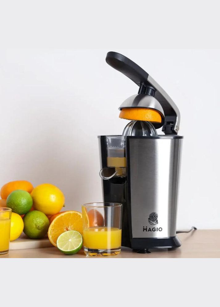 Соковитискач MG-188 для фруктів овочів чорний 150 Вт Magio (298704487)