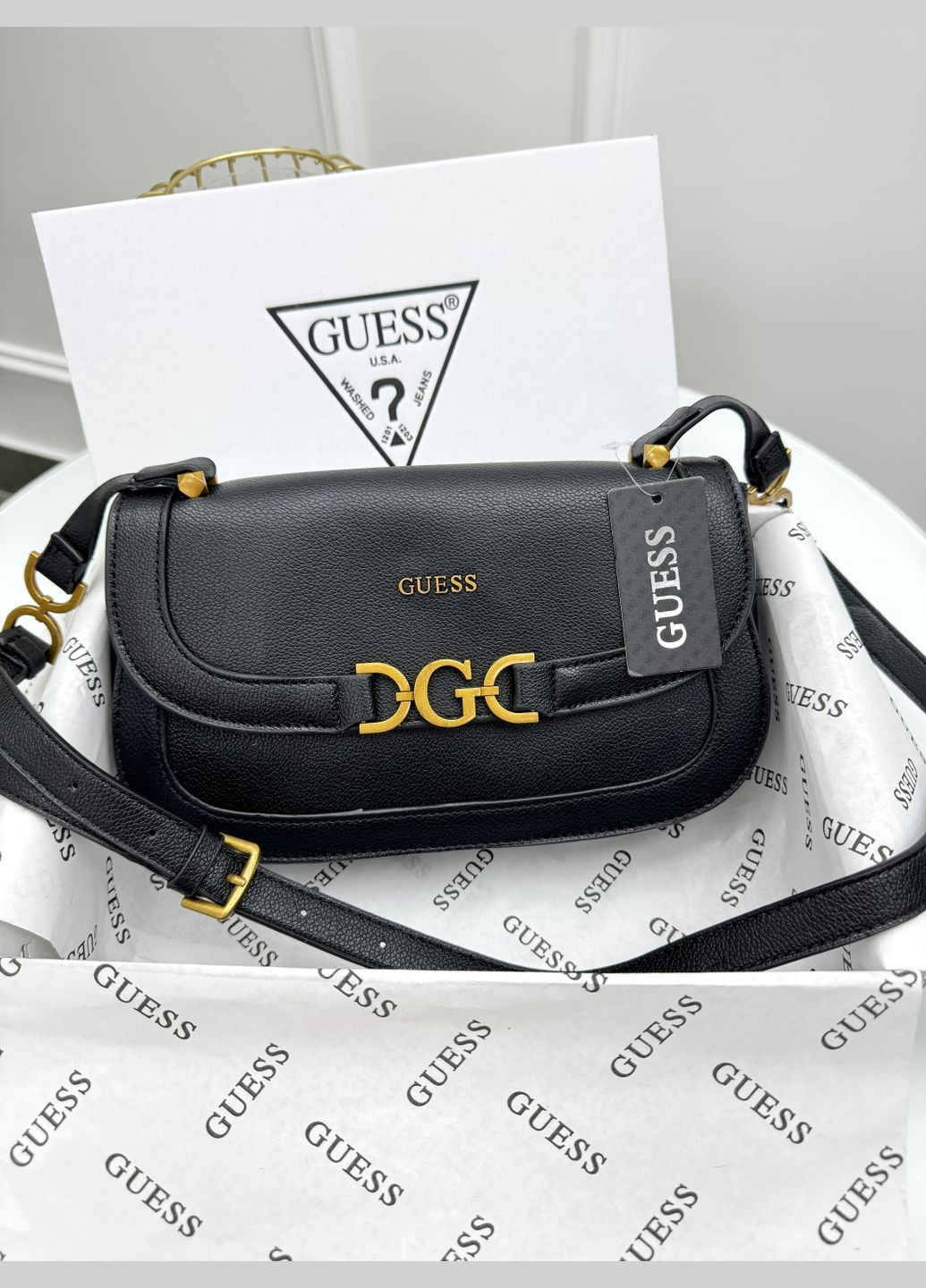 Сумка через плече LUX чорний No Brand (322365700)