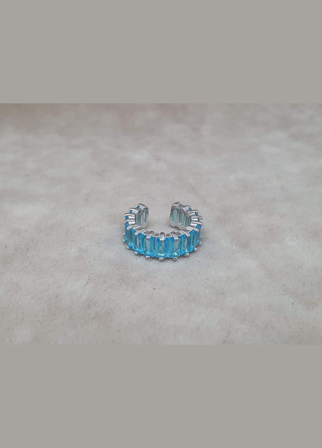 Срібна сережка-Кафф на хелікс. 70124U ГОЛ UMAX (315140932)