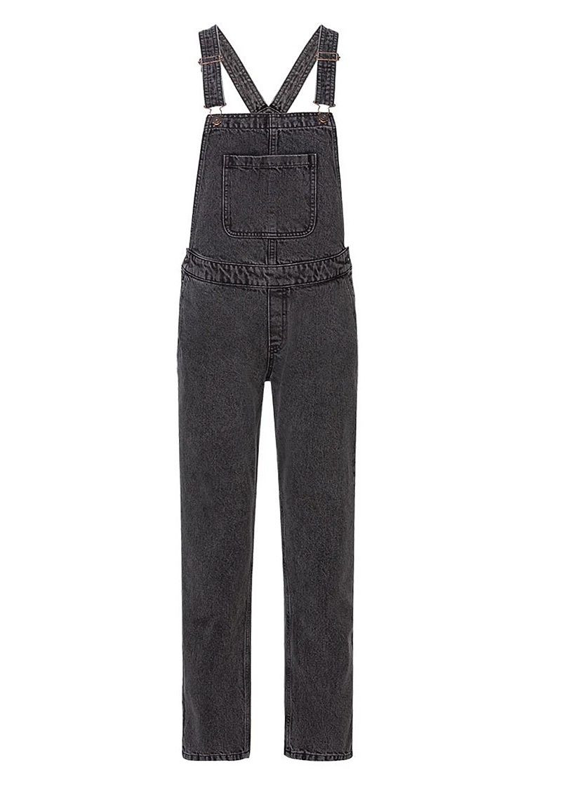 Комбінезон Esmara комбінезон-брюки однотонний сірий джинсовий джинс