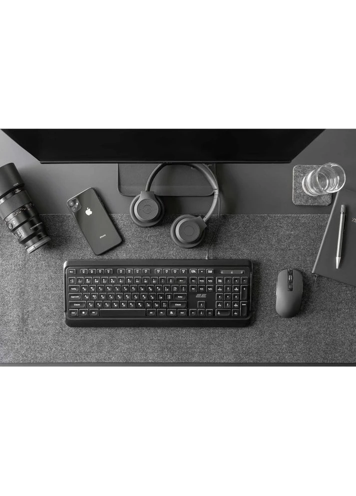 Клавиатура KS120 Black (-KS120UB_UA) 2E (322937247)