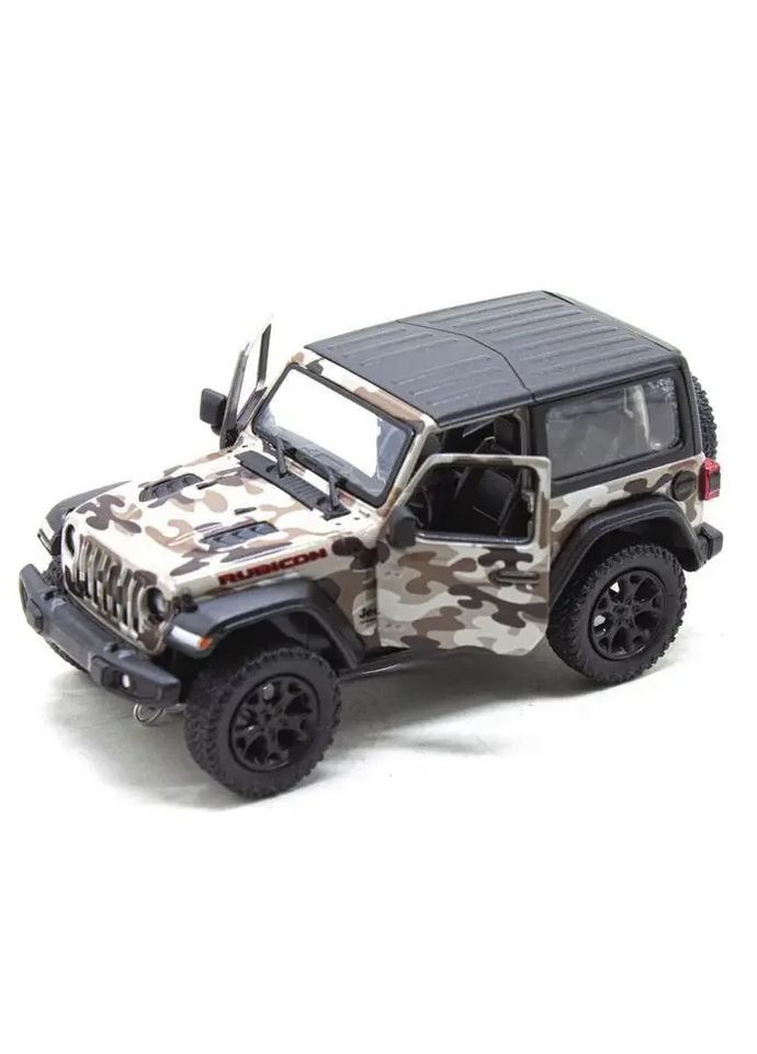 Колекційна модель джипа з гумовими колесами, іграшкова машинка Jeep з дверцятами, що відчиняються Kinsmart (371646529)