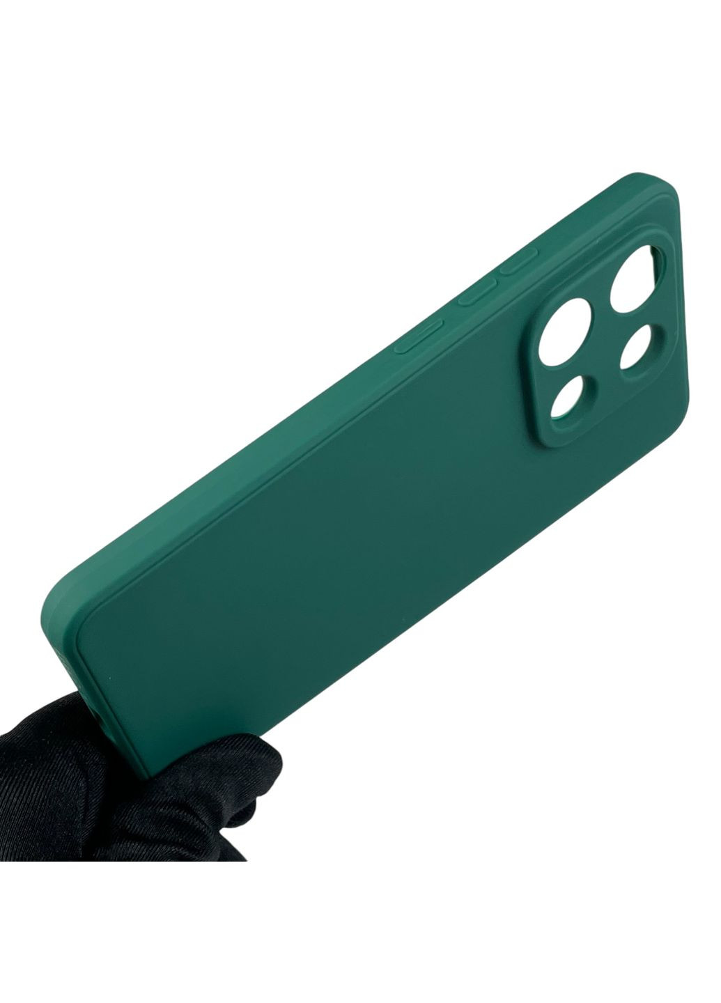 Чохол для Redmi Note 13 4G з квадратними гранями із захистом камери на сяомі редмі нот 13 4г зелений Xiaomi (366387624)