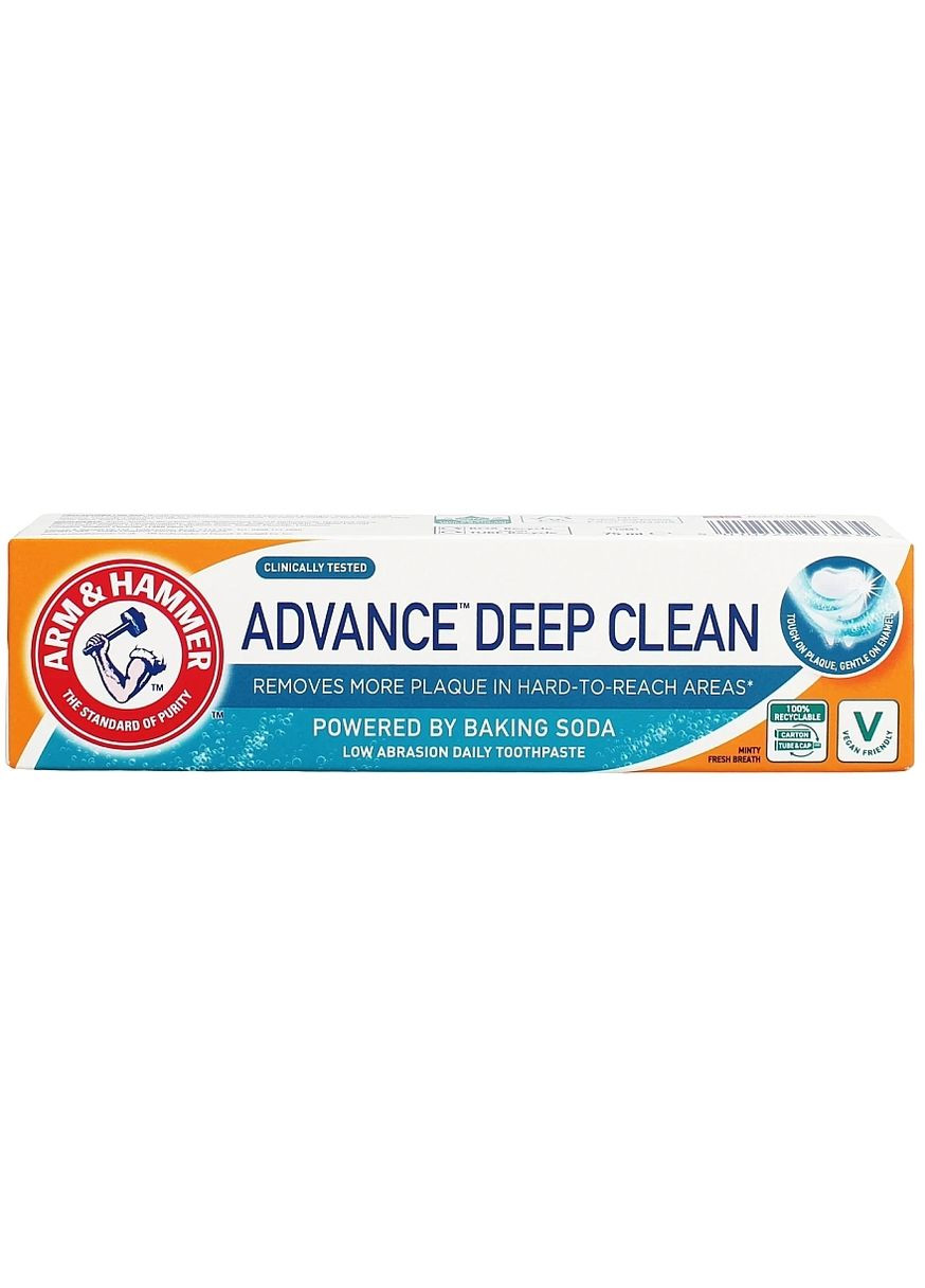 Зубна паста для ретельного очищення Advance Deep Clean Baking Soda Toothpaste 75ml (1540571-45319984) Arm & Hammer (368608200)