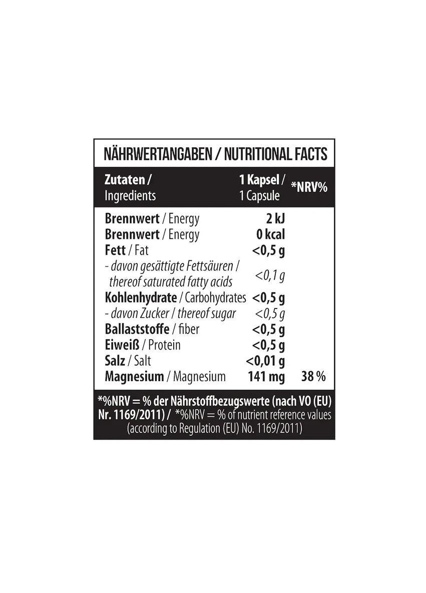 Магній малат Magnesium Malate 141 мг 60 капсул MST (361114291)