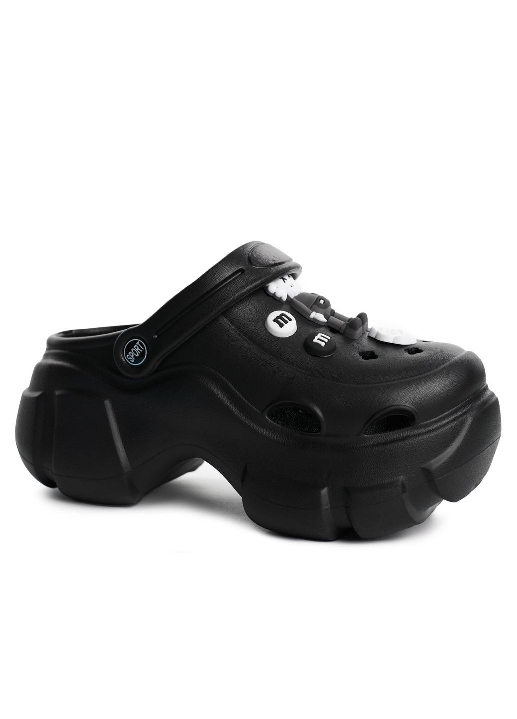 Черные сабо на платформе 4714 ALLSY