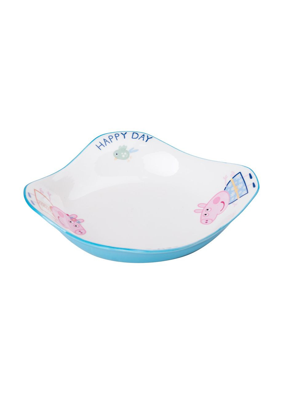 Порцелянова глибока глибока квадратна тарілка для дітей 350 мл HP-15-16 Yiwu (370802062)