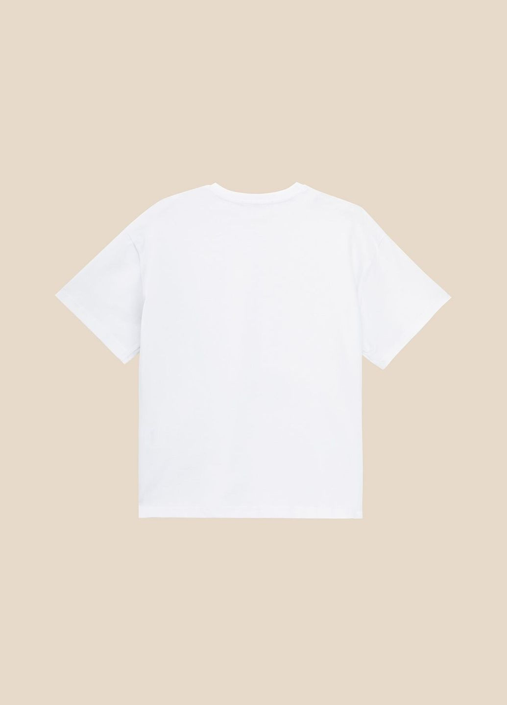 Біла літня футболка однотонна для дівчинки gbc02311 134 см shop (2000991010765) LAWA