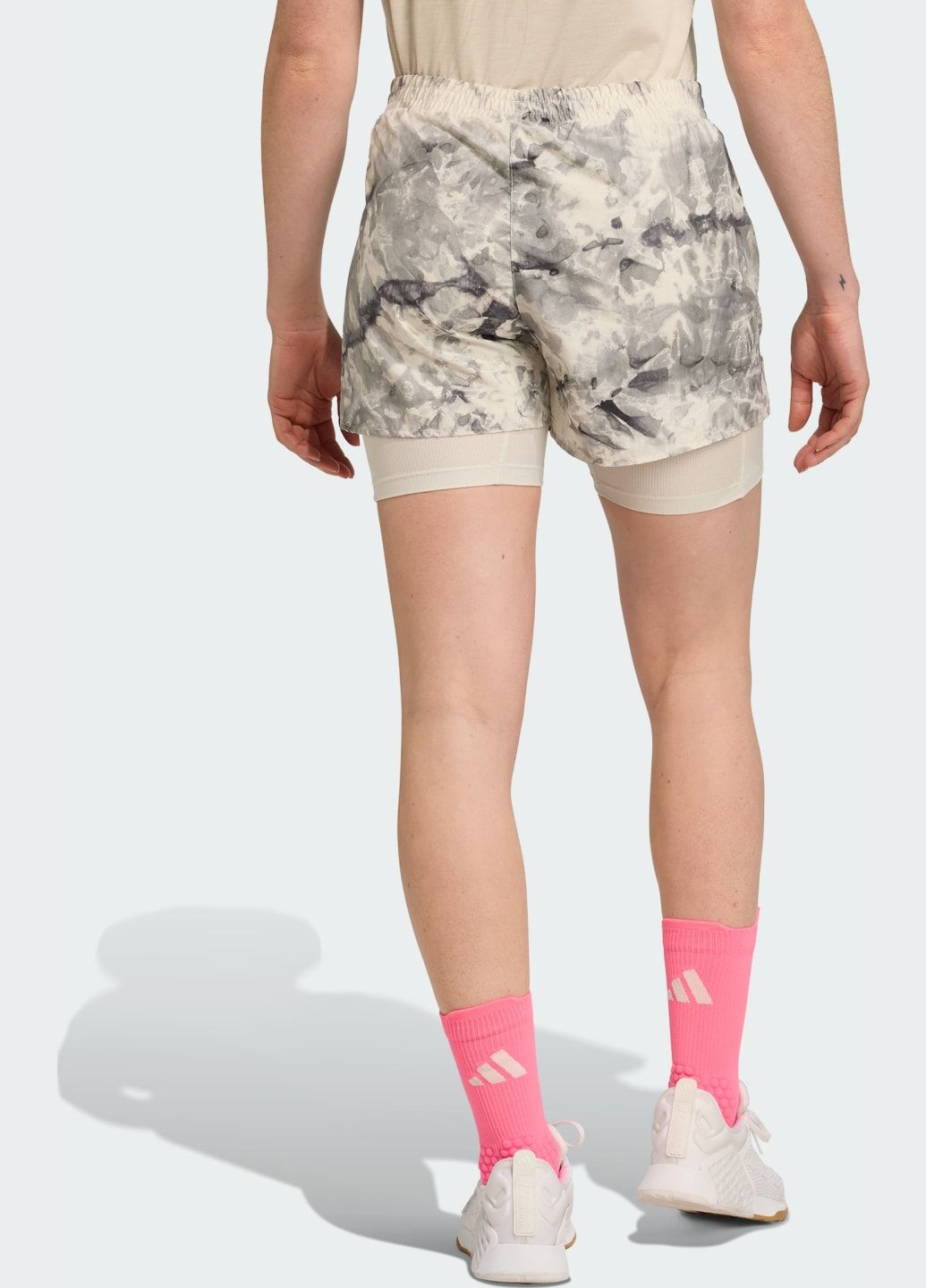 Шорты 2в1 Own The Run Spray Dye adidas (340292004)