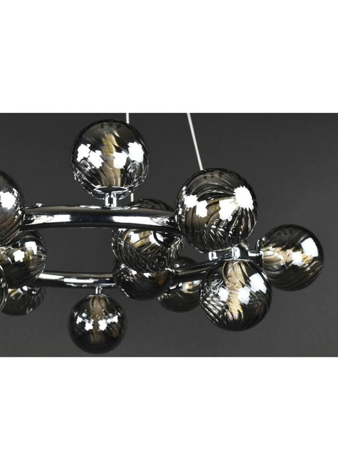 Люстра підвісна на 15 лампочок 27506 Хром 35-140х51х51 см. Sunnysky (335975130)