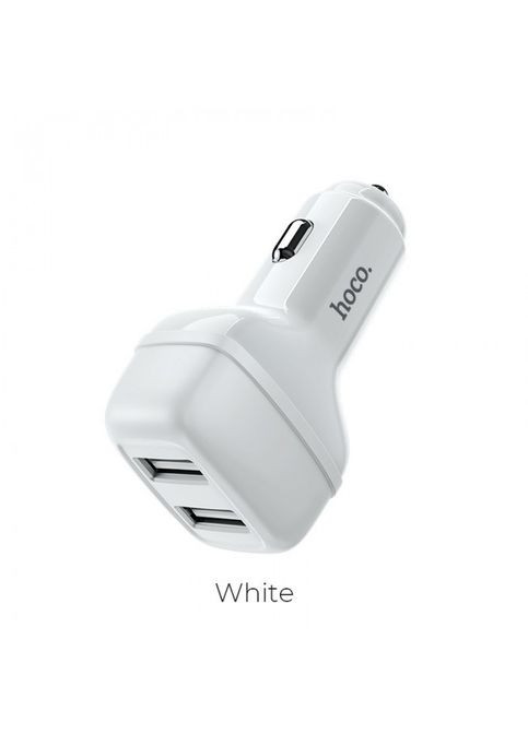 Автомобильная зарядка Z36 Leader 2 USB/2,4A Белый Hoco (318016760)