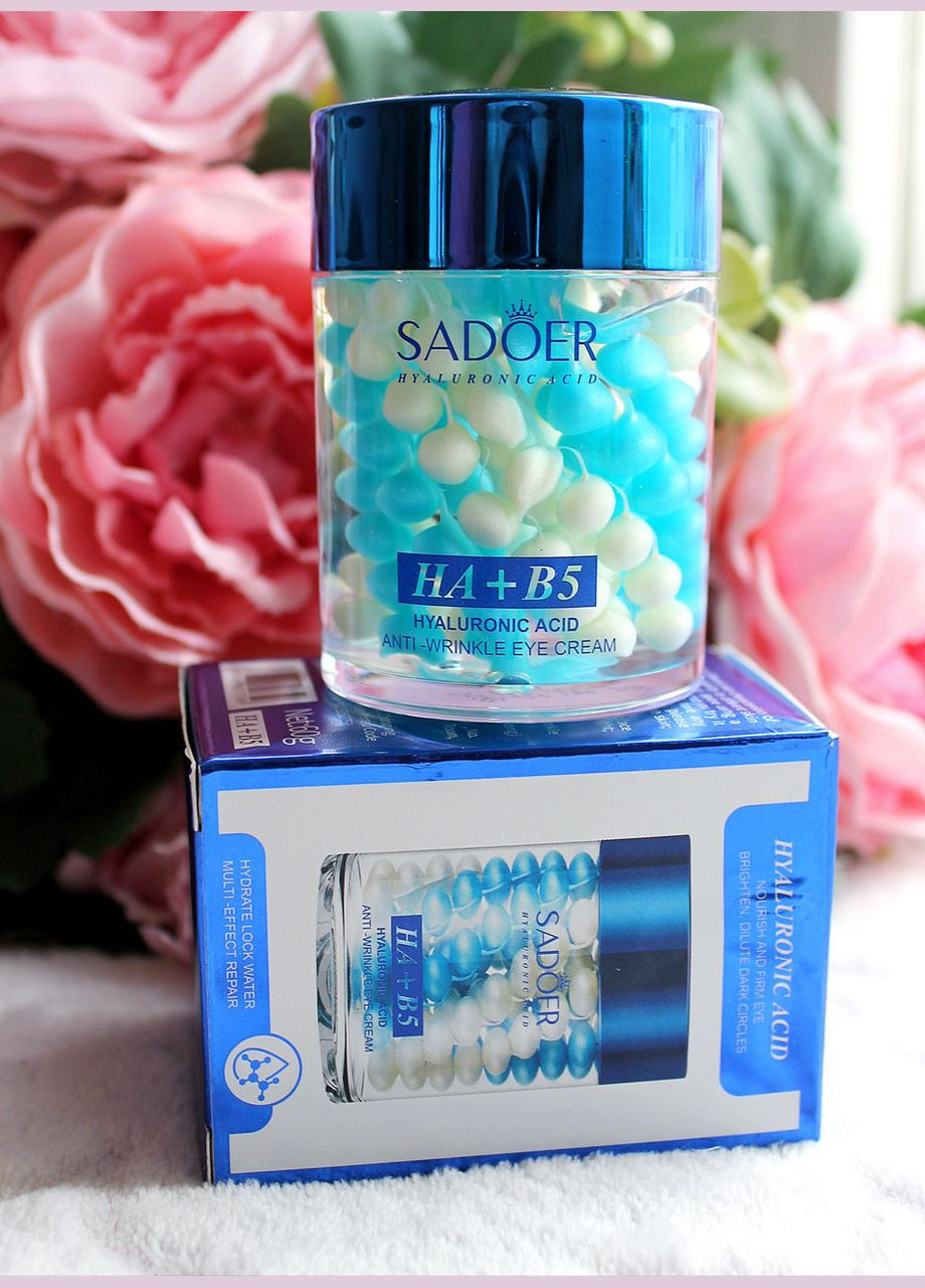 Омолаживающий крем для кожи вокруг глаз с гиалуроновой кислотой HA+B5 Hyaluronic Acid Eye Cream SADOER (307822337)