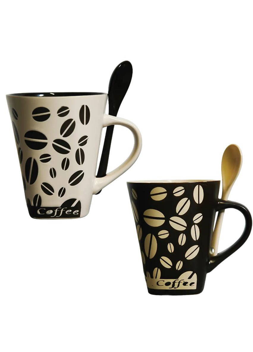 Кухоль з ложкою Арабіка VT-C-262360 360 мл Vittora (349220944)