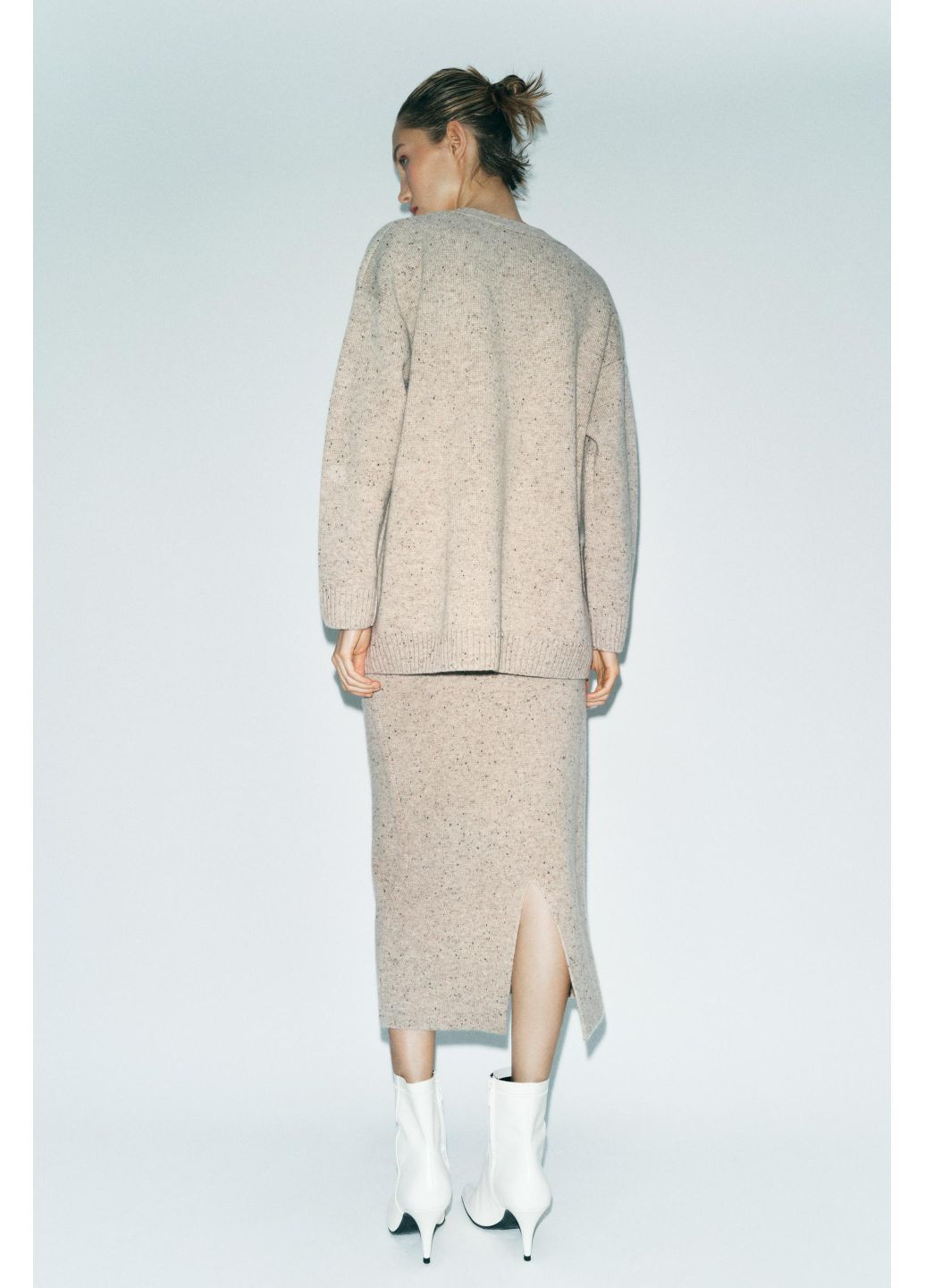 Спідниця з високою посадкою зі 100% вовни Zara (361786953)