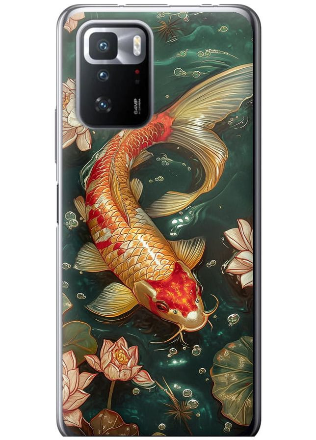 Силіконовий чохол 'Мелодія Лотоса' для Endorphone Xiaomi Redmi Note 10 Pro 5G (291126909)