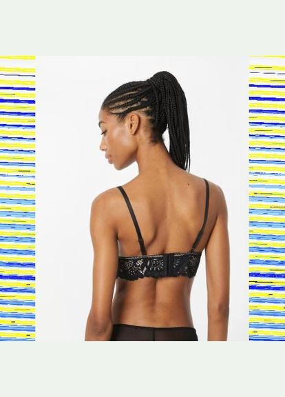 Чорний бюстгалтер hunkemöller shiloh t чорний xs Hunkemoller