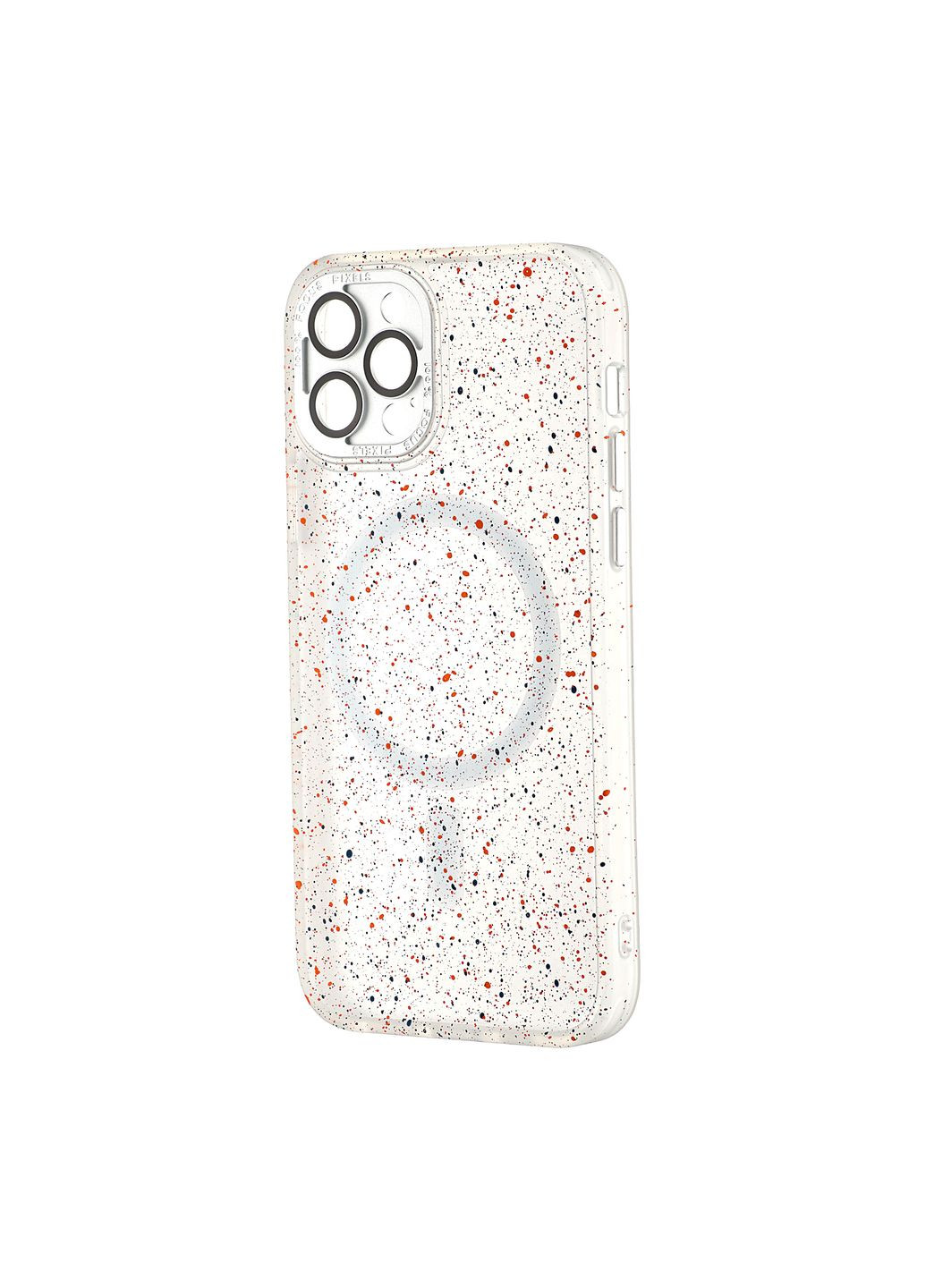 Чохол Splatter with MagSafe Protected Camera White Case iPhone 12 Pro (297454123)