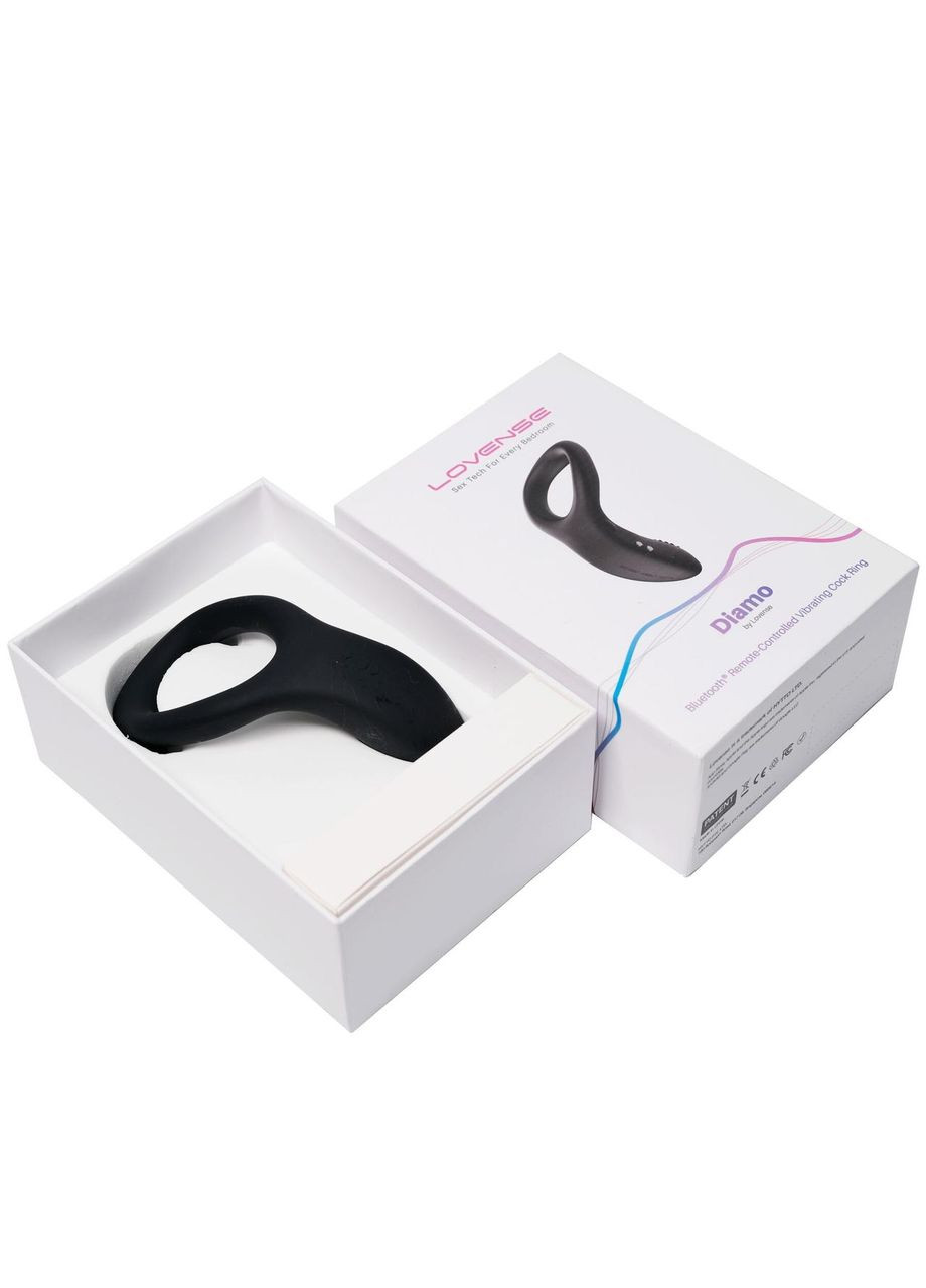 Смарт кільце-насадка на член Diamo Cock Ring SO4565 Lovense (303877421)