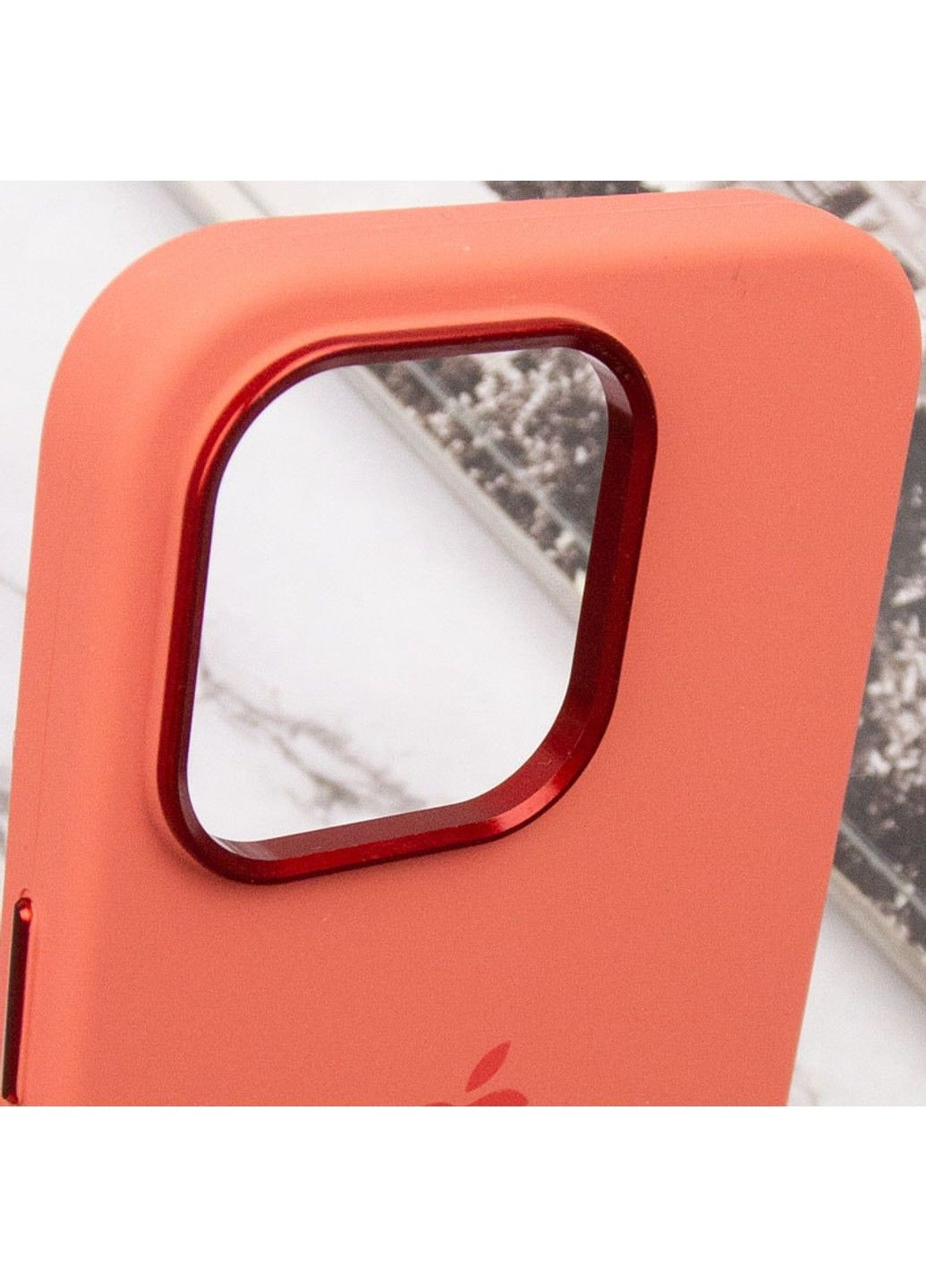 Чехол Silicone Case Metal Buttons (AA) для Apple iPhone 13 Pro Max (6.7") Epik (292314291)