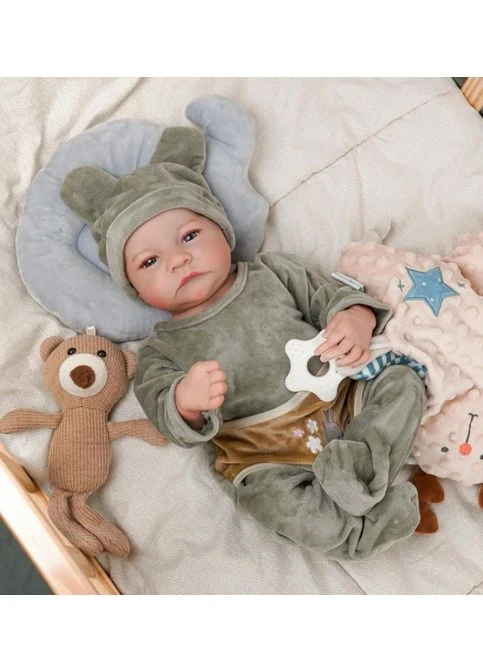 Лялька реалістична Reborn Baby 43 см (набір одягу у подарунок) No Brand (391477794)