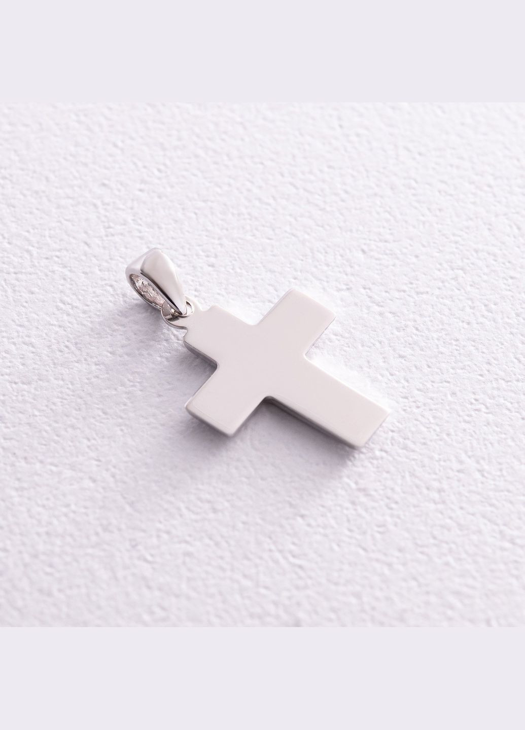 Хрестик у білому золоті п03753 Oniks (264022880)