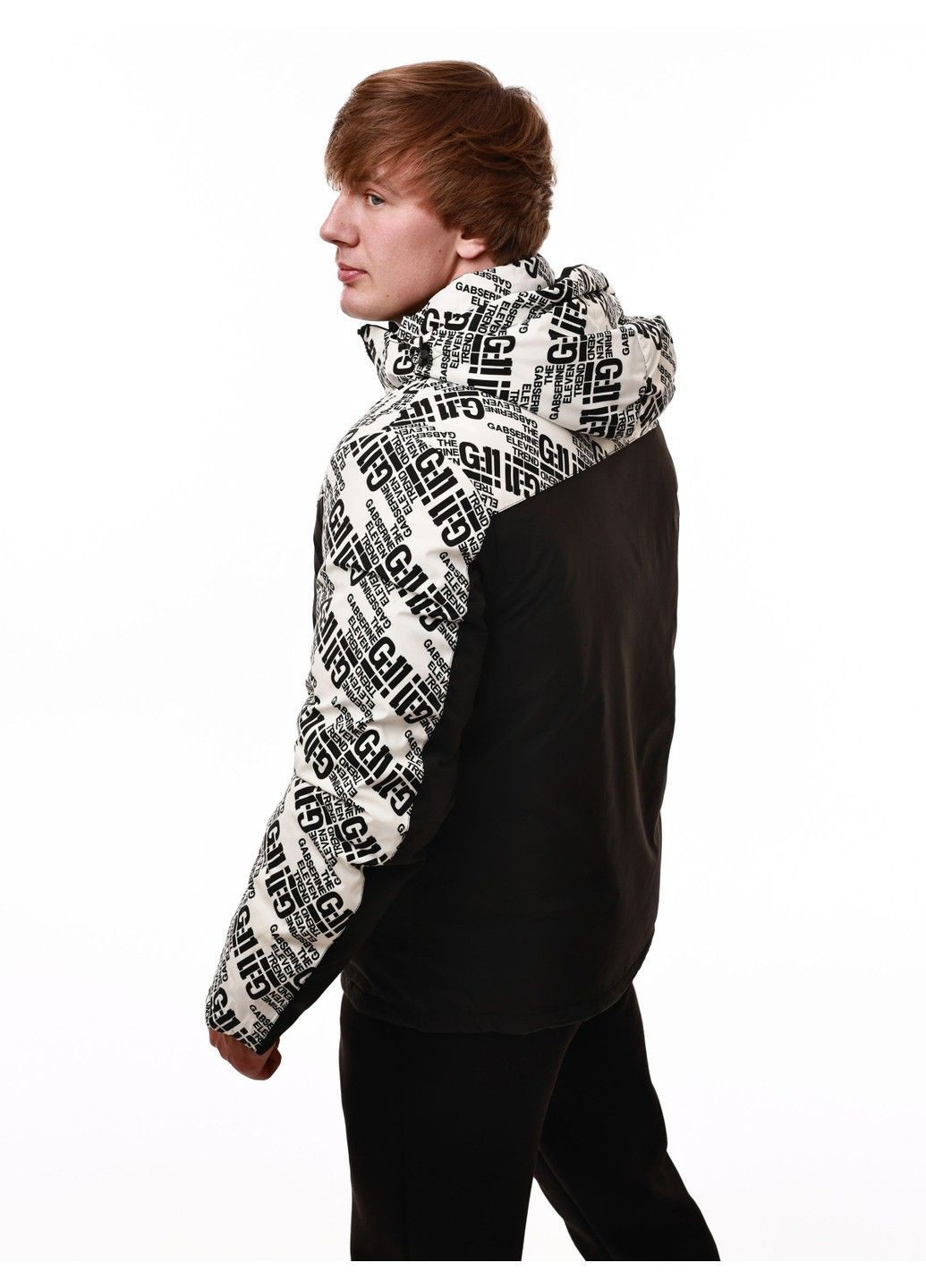 Чорна куртка зимова чоловіча BIHOR