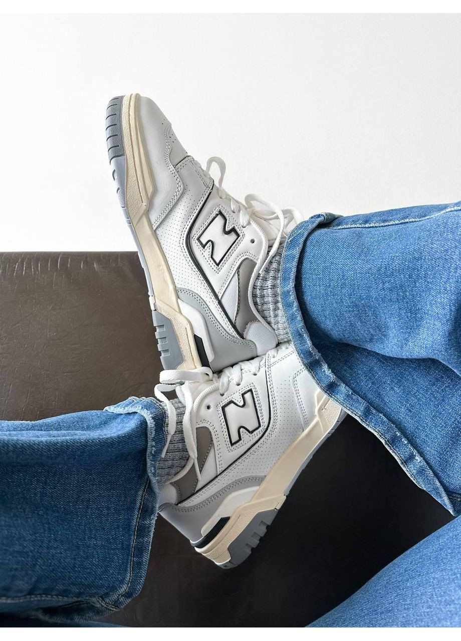 КРОСІВКИ ЖІНОЧІ NEW BALANCE 550 SPECTRUM GREY НЬЮ БЕЛАНС 550 No Brand сірі демісезони (368862048)