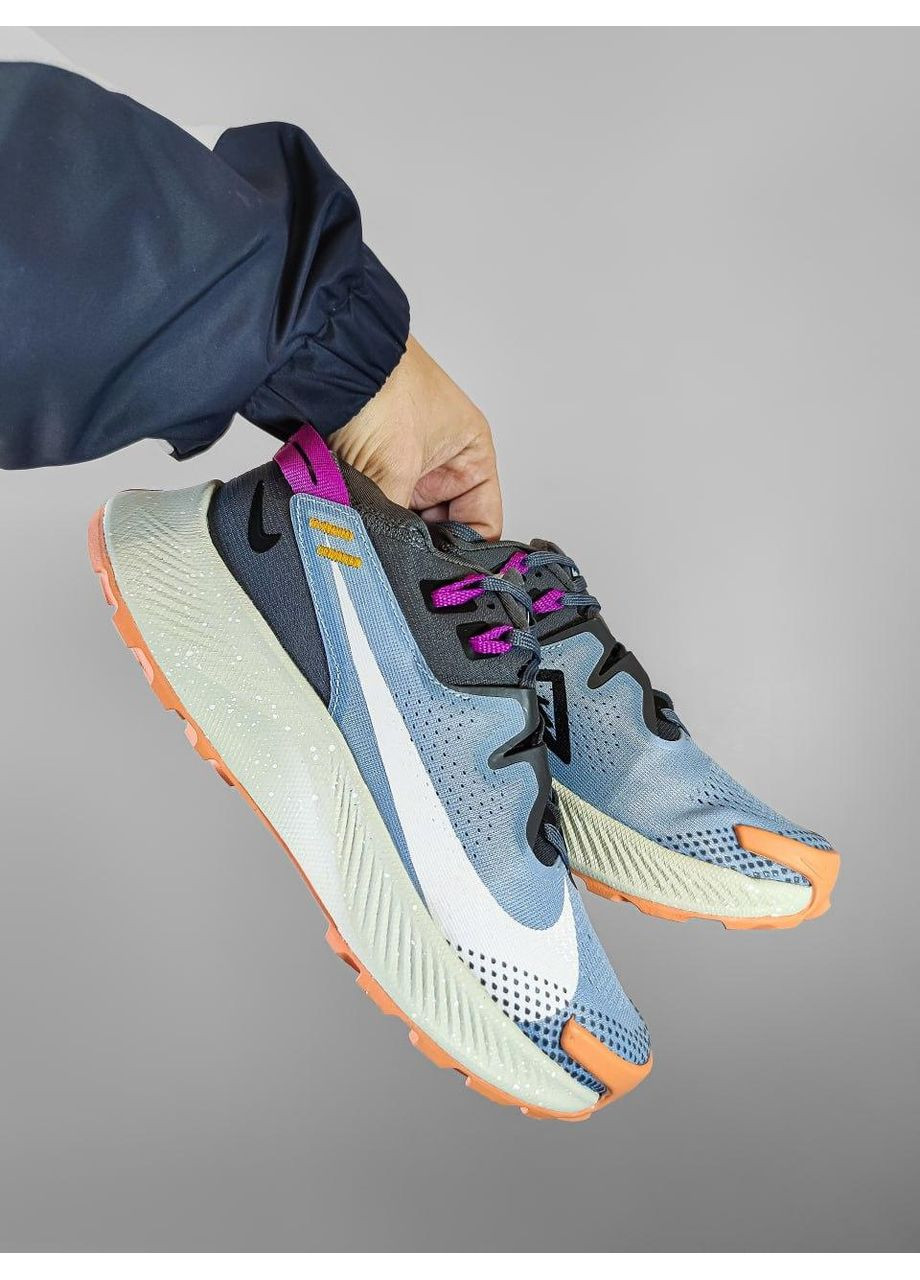 КРОСІВКИ ЖІНОЧІ NIKE PEGASUS TRAIL 2 BLUE НАЙК ПЕГАСУС ТРЕІЛ No Brand білі демісезони (367174924)