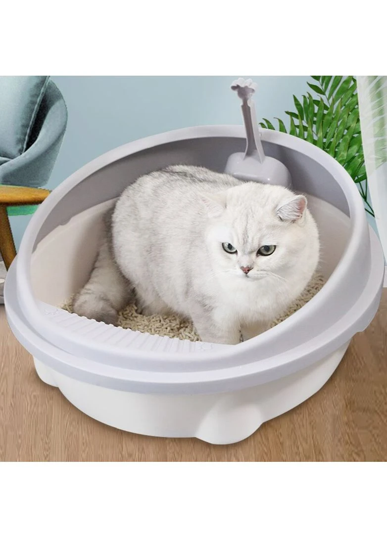 Кошачий туалетный лоток с лопаткой ( ) р-р S - 40*36*18см No Brand (368709841)