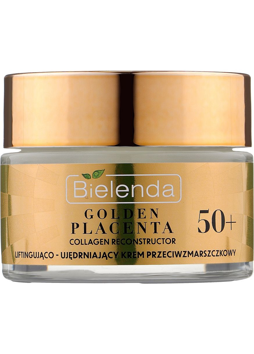 Подтягивающий и укрепляющий крем против морщин 50+ Golden Placenta Collagen Reconstructor 50ml (1057649-66579) Bielenda (368605720)