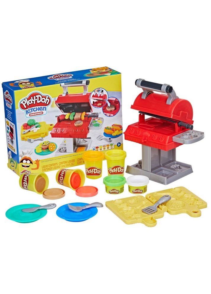 Ігровий набір PlayDoh Kitchen Creations Grill 'n Stamp Playset Гриль Hasbro (283302105)