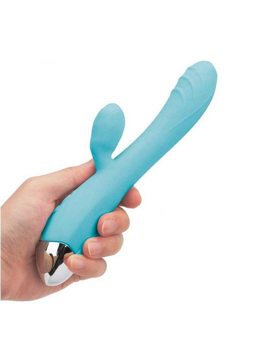 Вібратор кролик для клітора та точки G на USB блакитного кольору для кліторальної та вагінальної мастурбації China (360604279)