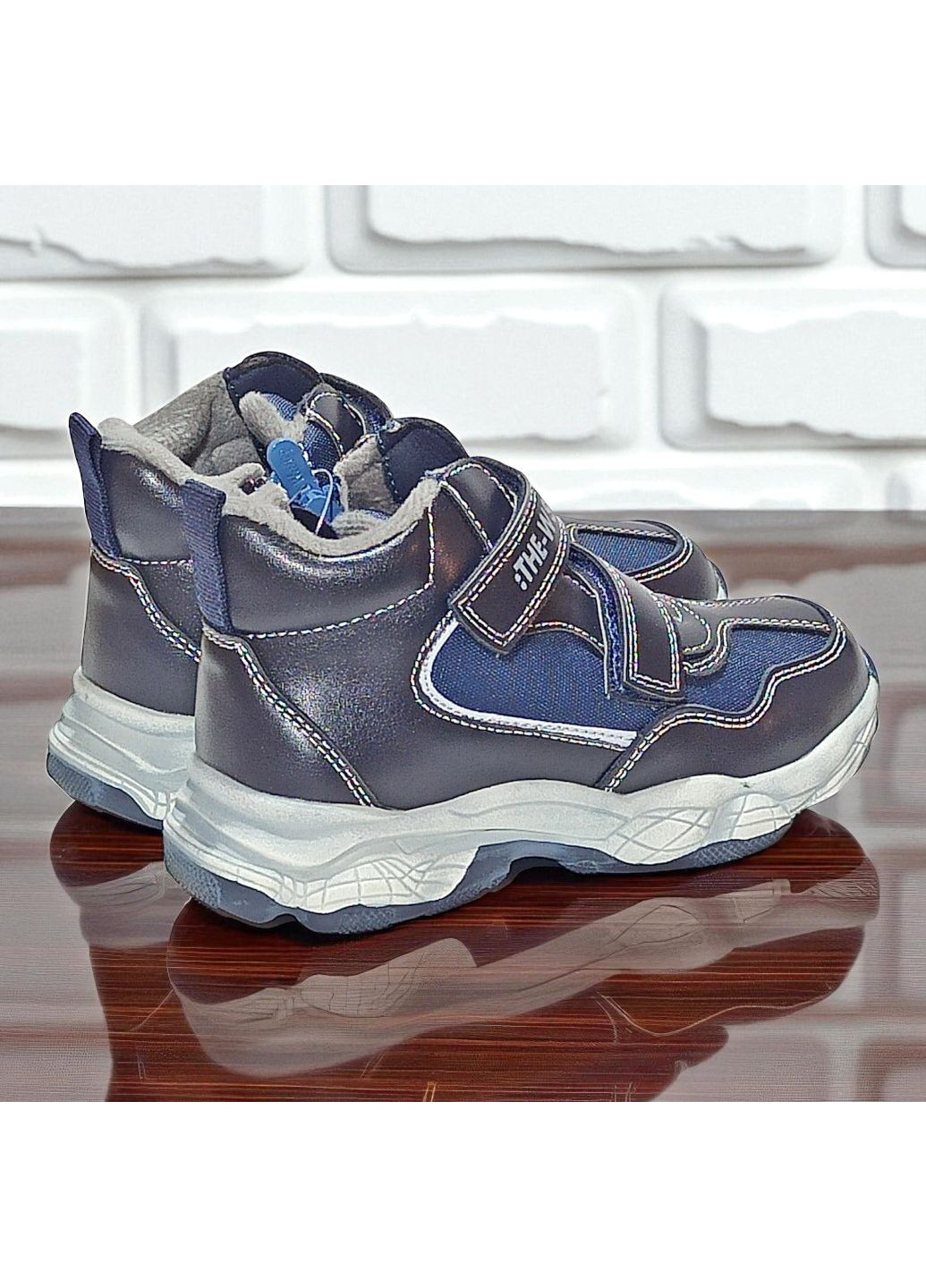 Демісезонні утеплені черевики на липучках хайтопи на флісі для хлопчика Weestep (360805071)