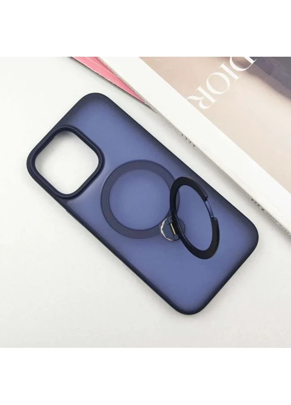Чехол для Apple iPhone 15 MagSafe TPU+PC 6.1" с функцией подставки и кольцом-держателем No Brand (402069314)