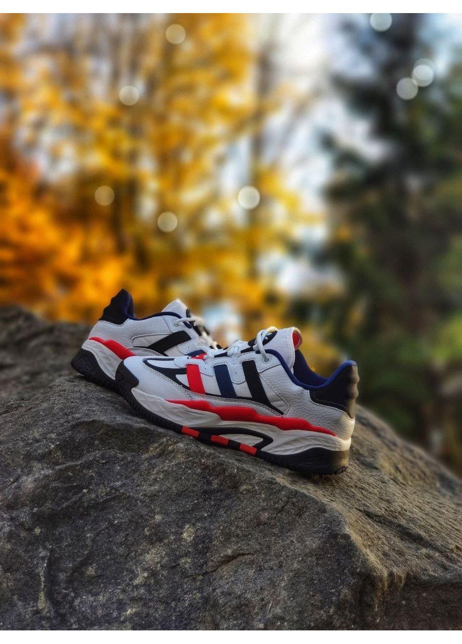 Комбіновані Осінні кросівки чоловічі adidas niteball адідас найтбол No Brand