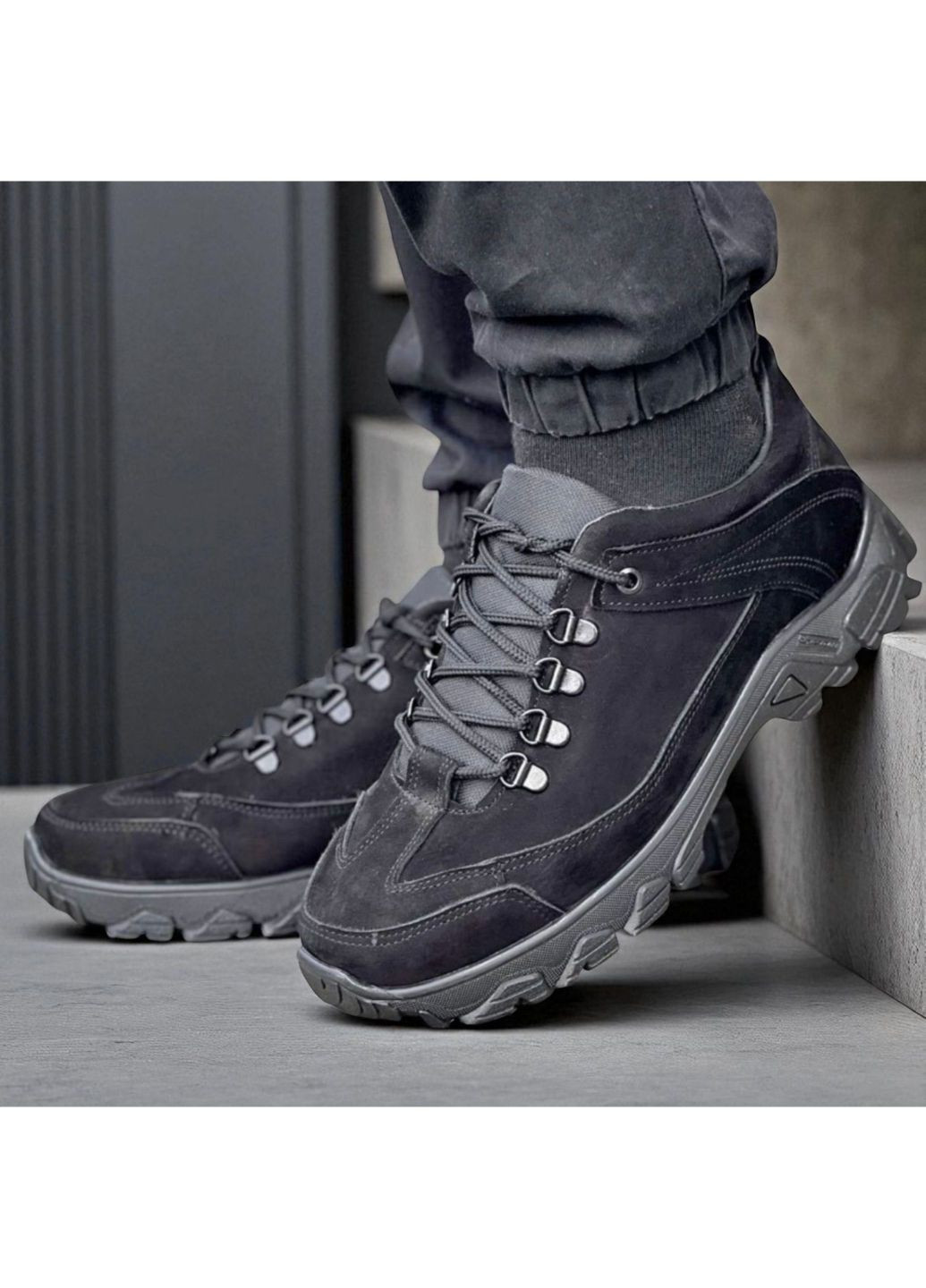 Кросівки Чоловічі Зимові Тактичні. 36-50р Чорні. Зносостійка підошва! MBZM-1041 43 No Brand (349513026)