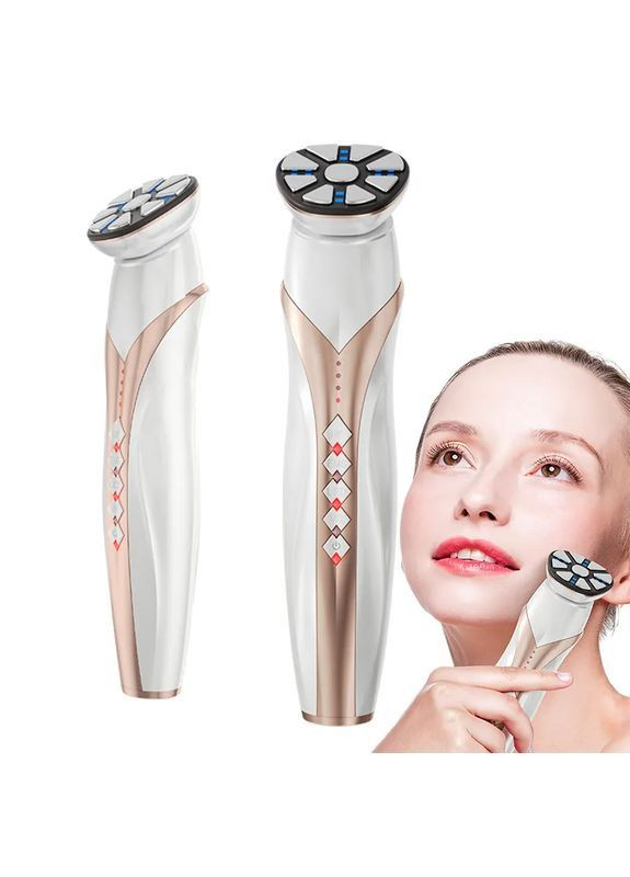 Багатофункціональний пристрій для догляду за шкірою обличчя та тіла RF & EMS Skin Rejuvenator No Brand (373401819)