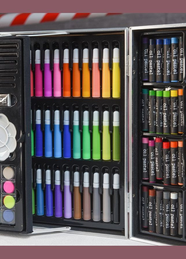 Детский набор для рисования 145 предметов в чемоданчике No Brand (314745176)