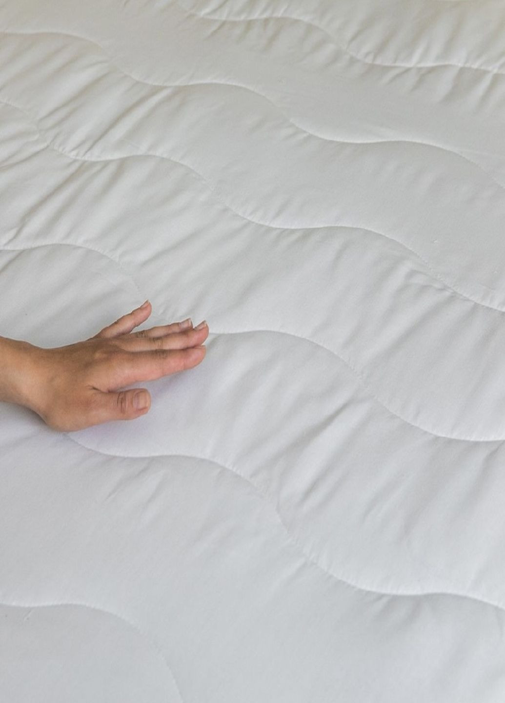 Наматрасник на резинках с микрофибры 160х200. Наматрасник для матрасов высотой до 30 см. ТЕП Наматрацник на резинці (324273493)