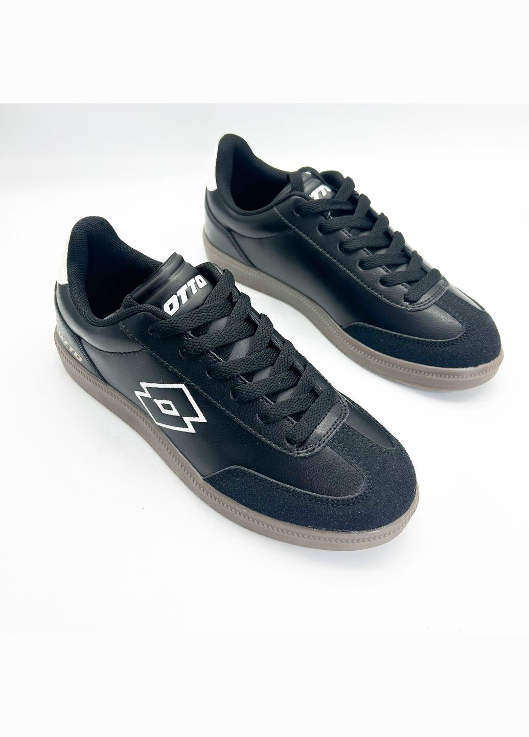 Чорні кеди (р) екошкіра 0-1-1-2400250u-1110 No Brand